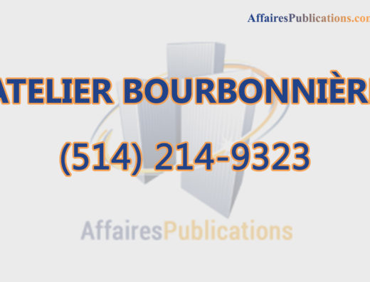 ATELIER BOURBONNIÈRE INC