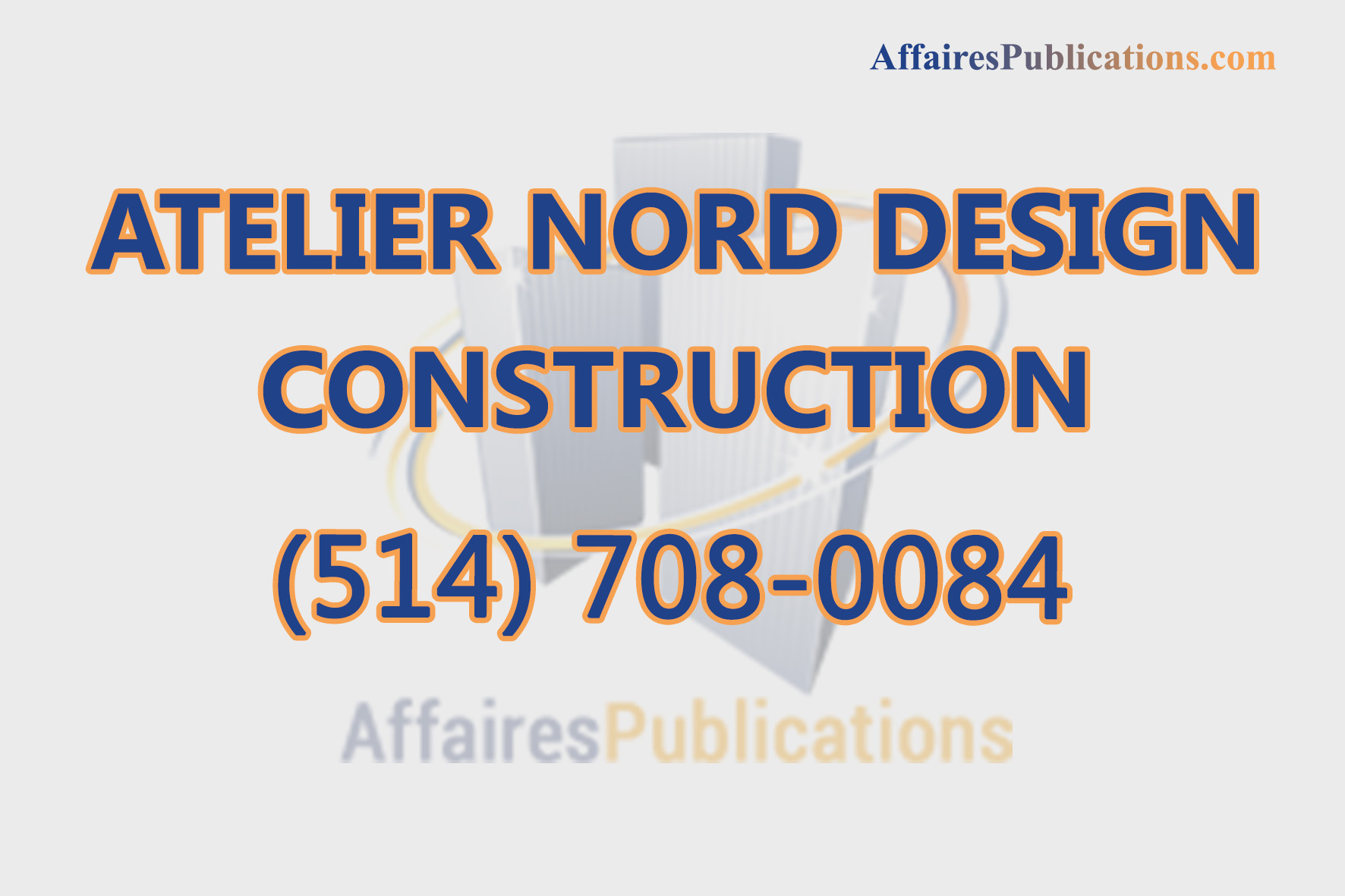 ATELIER NORD DESIGN CONSTRUCTION