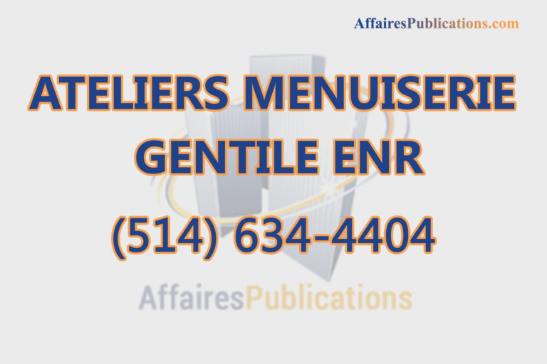 ATELIERS MENUISERIE GENTILE ENR