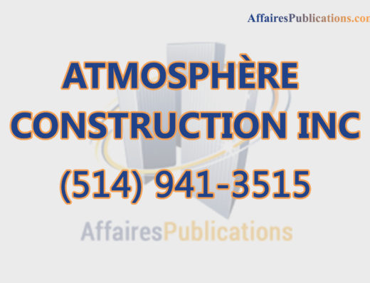 ATMOSPHÈRE CONSTRUCTION INC