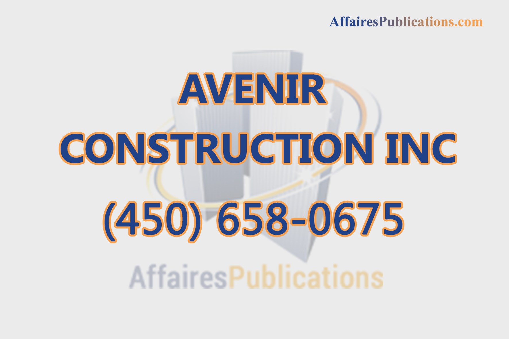 AVENIR CONSTRUCTION INC
