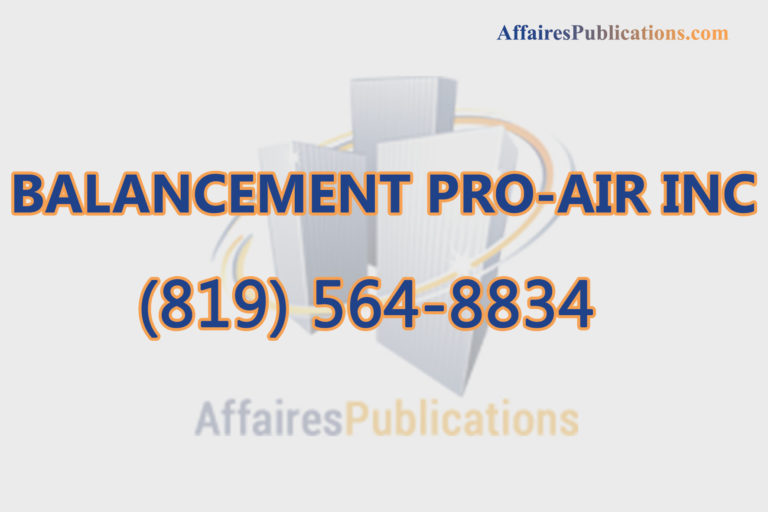 BALANCEMENT PRO-AIR INC