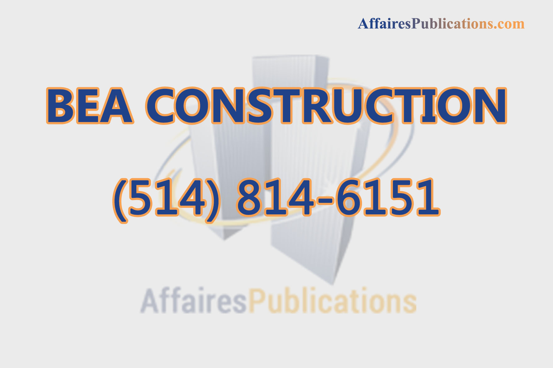 BEA CONSTRUCTION INC