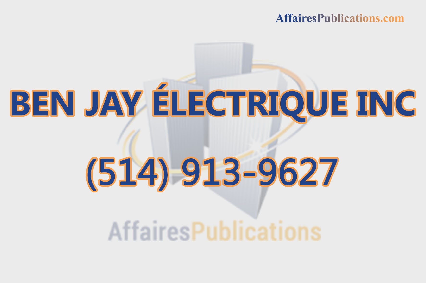 BEN JAY ÉLECTRIQUE INC