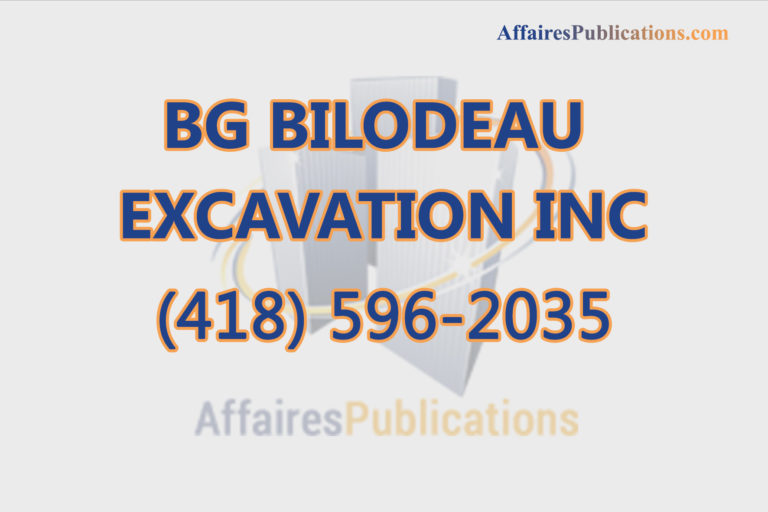 BG BILODEAU EXCAVATION INC