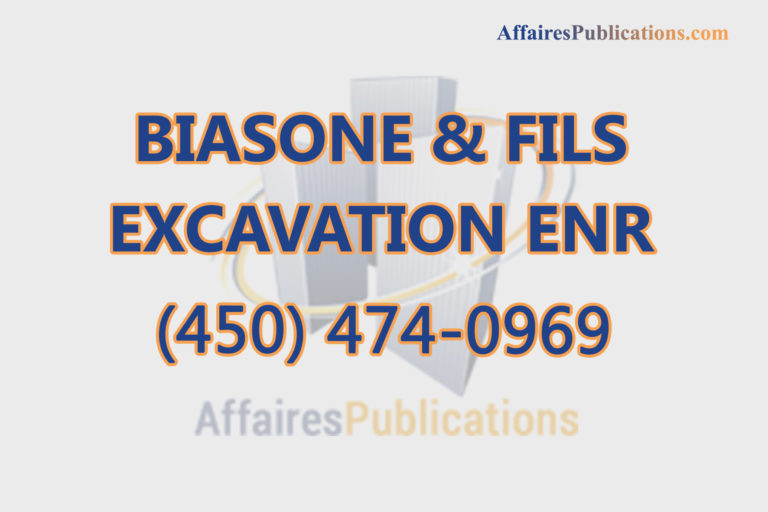 BIASONE & FILS EXCAVATION ENR