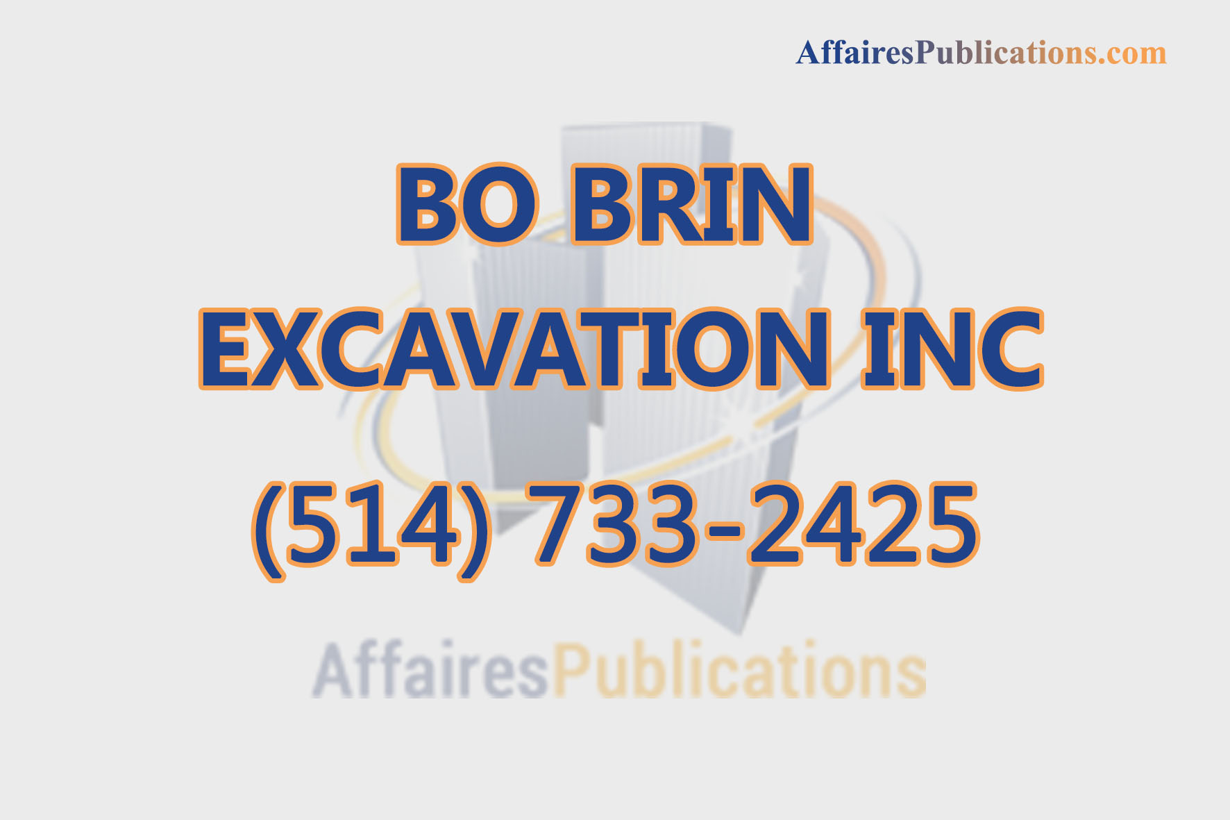 BO BRIN EXCAVATION INC