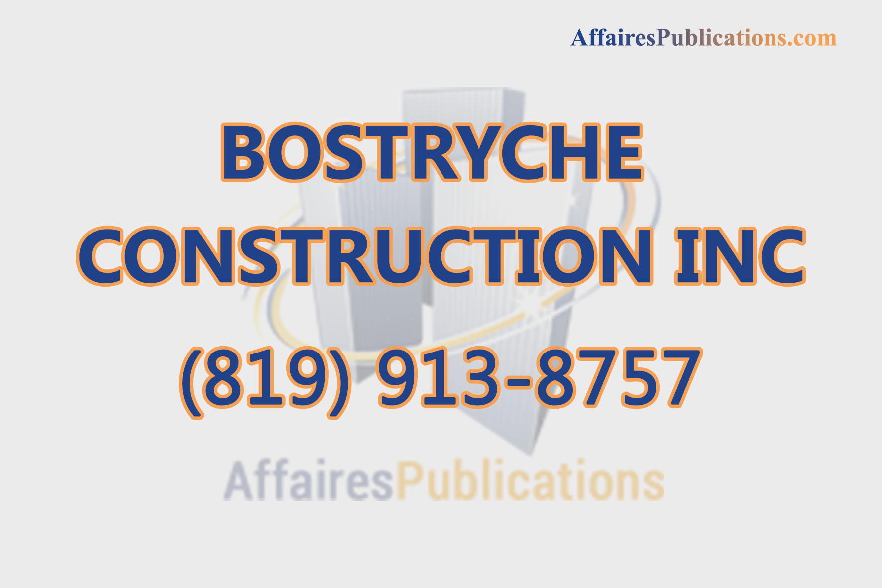 BOSTRYCHE CONSTRUCTION INC
