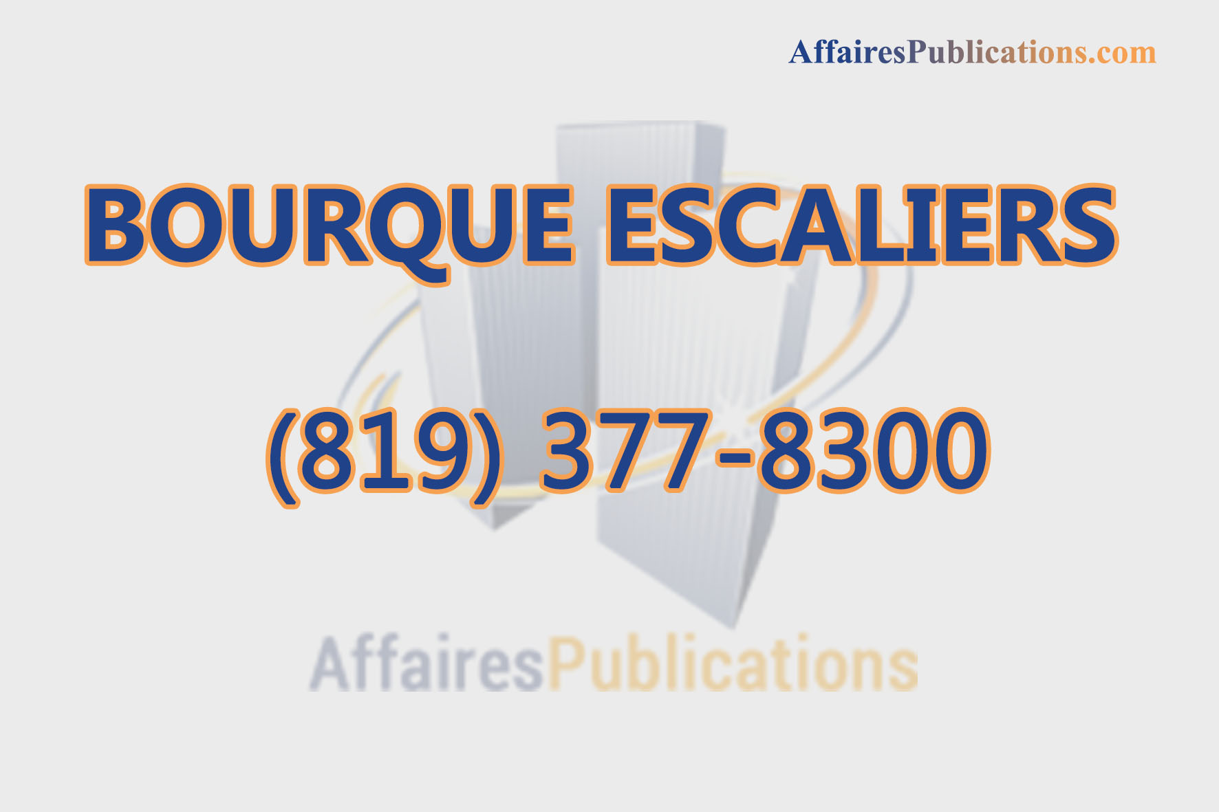 BOURQUE ESCALIERS INC