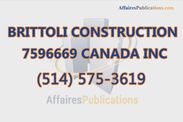 BRITTOLI CONSTRUCTION INC