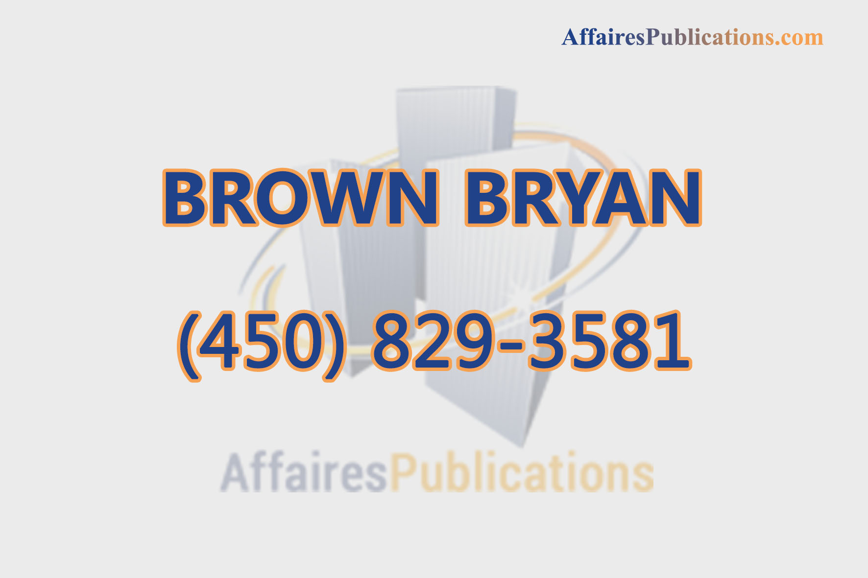 BROWN BRYAN