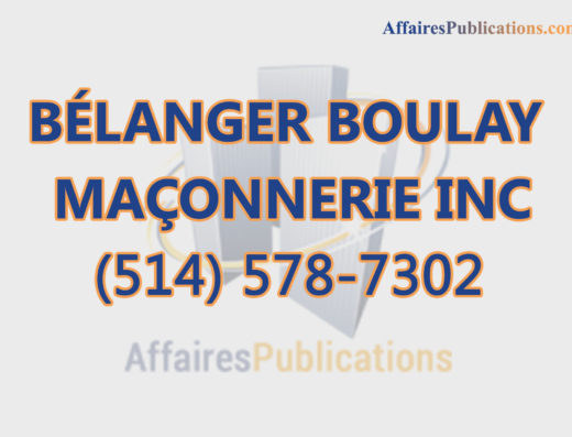 BÉLANGER BOULAY MAÇONNERIE