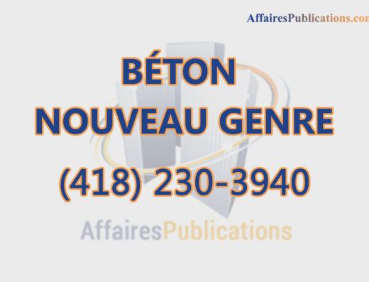 BÉTON NOUVEAU GENRE