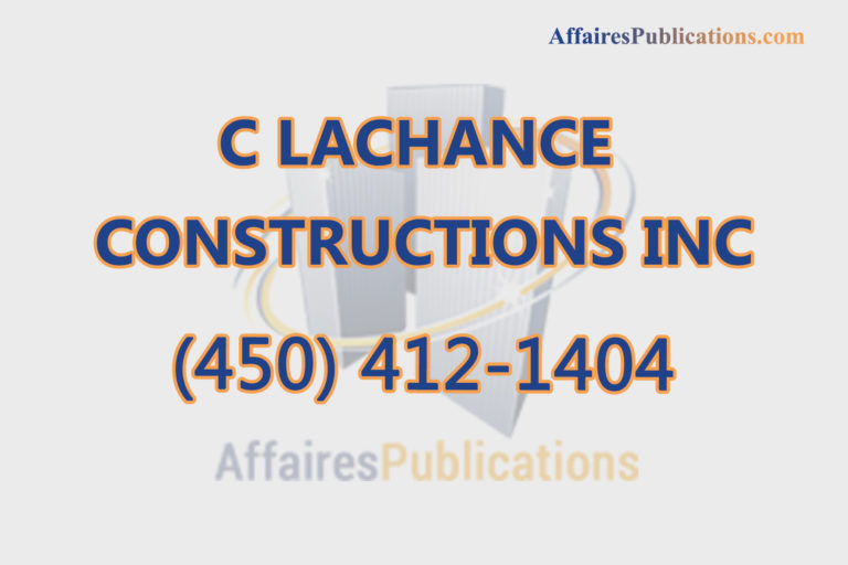 C LACHANCE CONSTRUCTIONS
