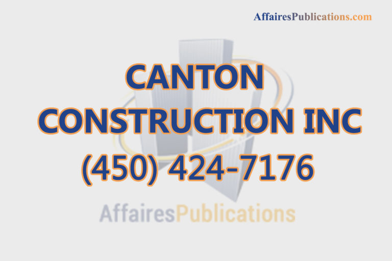 CANTON CONSTRUCTION INC