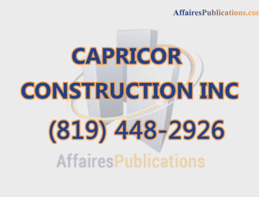 CAPRICOR CONSTRUCTION INC
