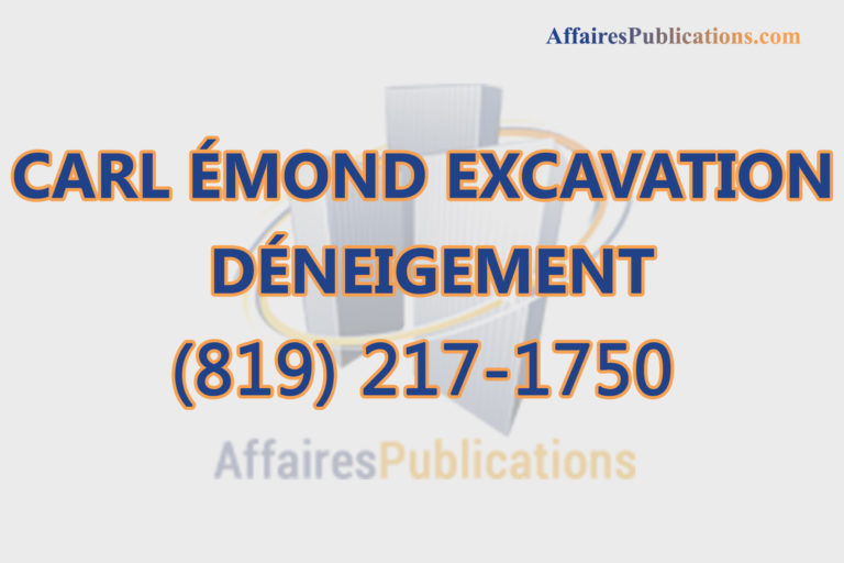 CARL ÉMOND EXCAVATION DÉNEIGEMENT