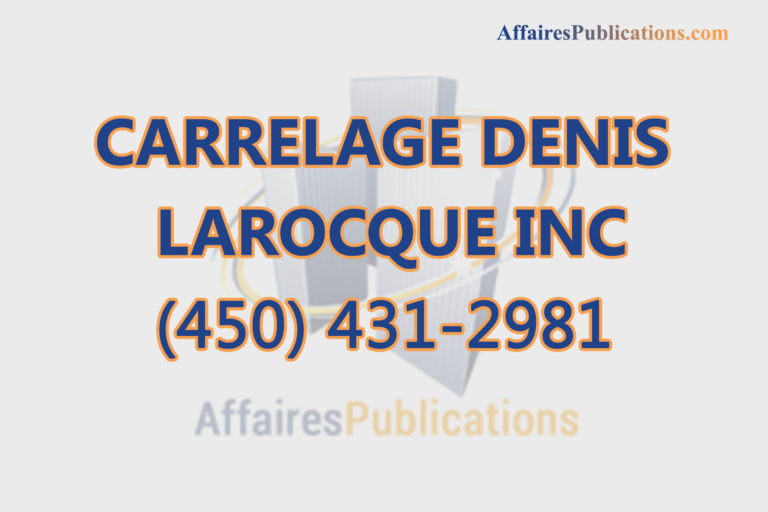 CARRELAGE DENIS LAROCQUE INC