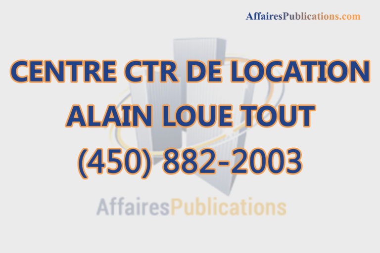 CENTRE CTR DE LOCATION ALAIN LOUE TOUT