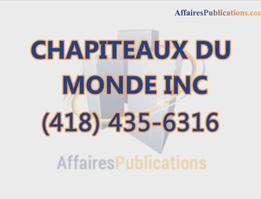 CHAPITEAUX DU MONDE INC