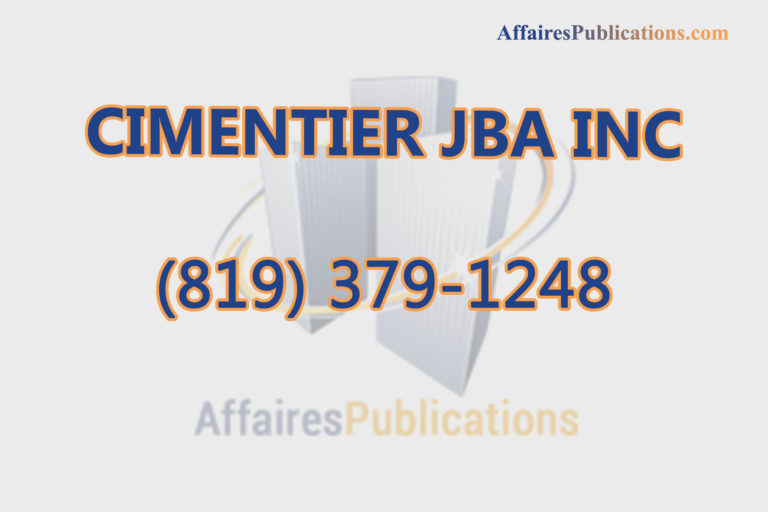 CIMENTIER JBA INC