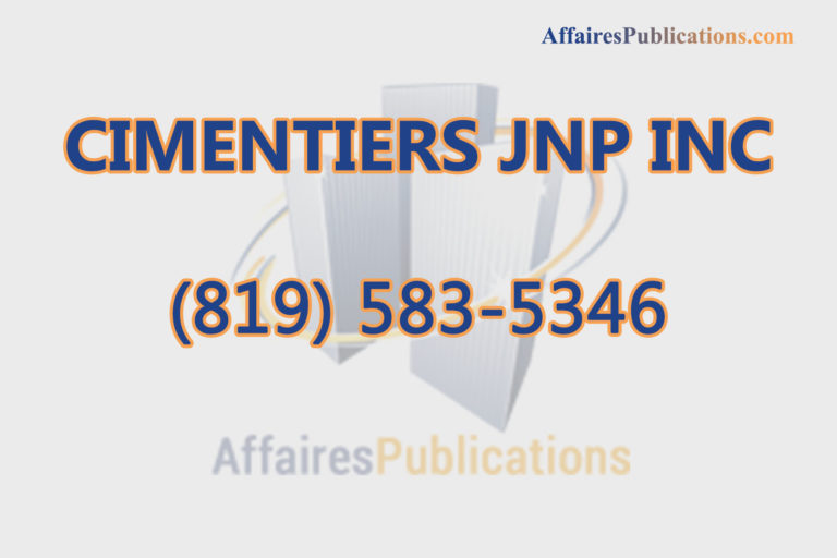 CIMENTIERS JNP INC