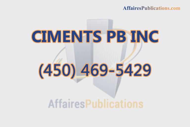 CIMENTS PB INC