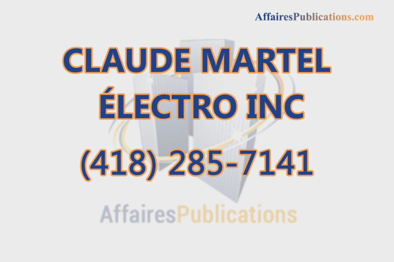 CLAUDE MARTEL ÉLECTRO INC