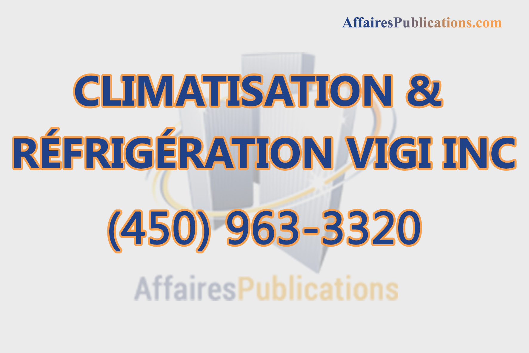 CLIMATISATION & RÉFRIGÉRATION VIGI INC