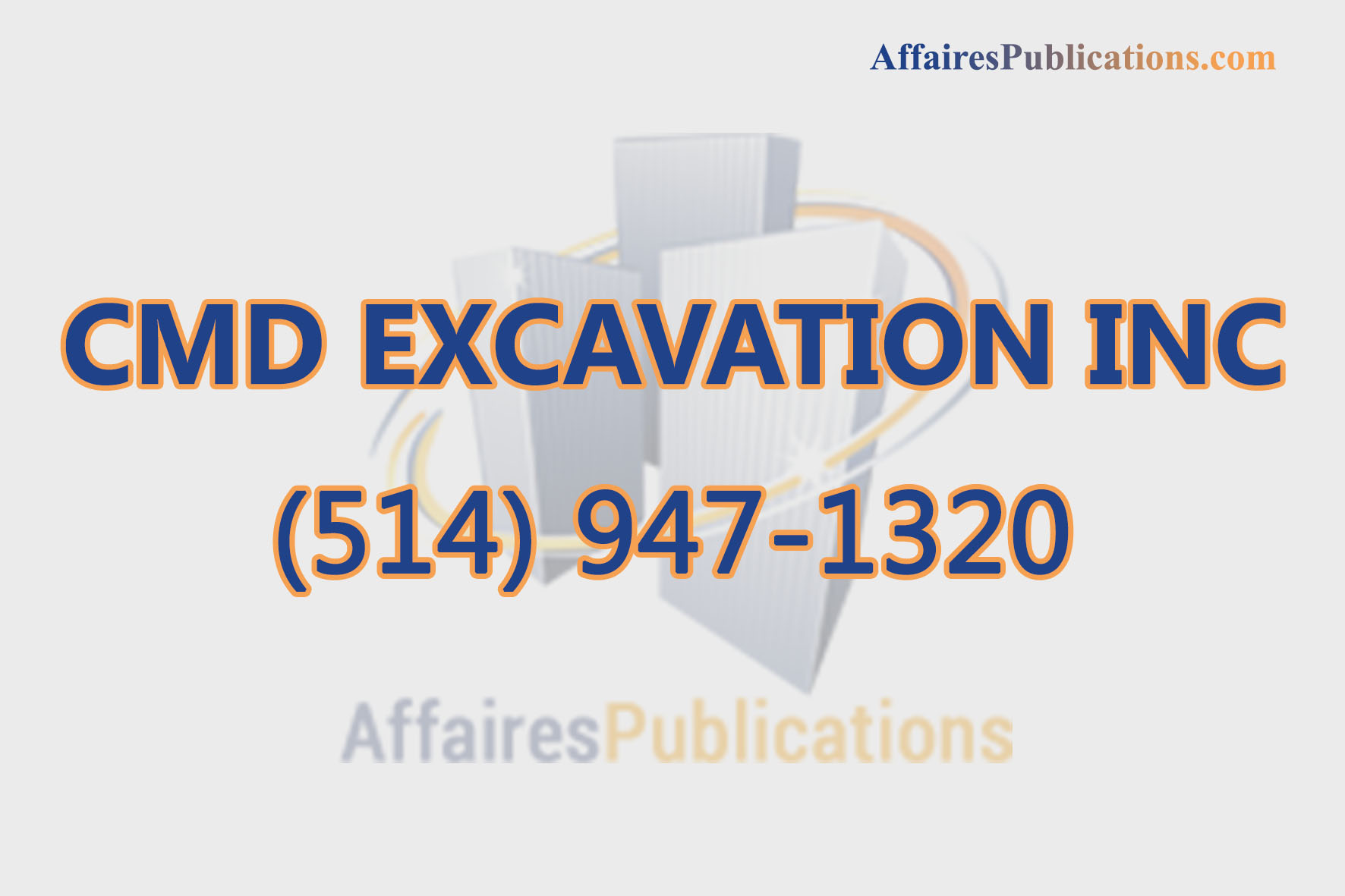 CMD EXCAVATION INC