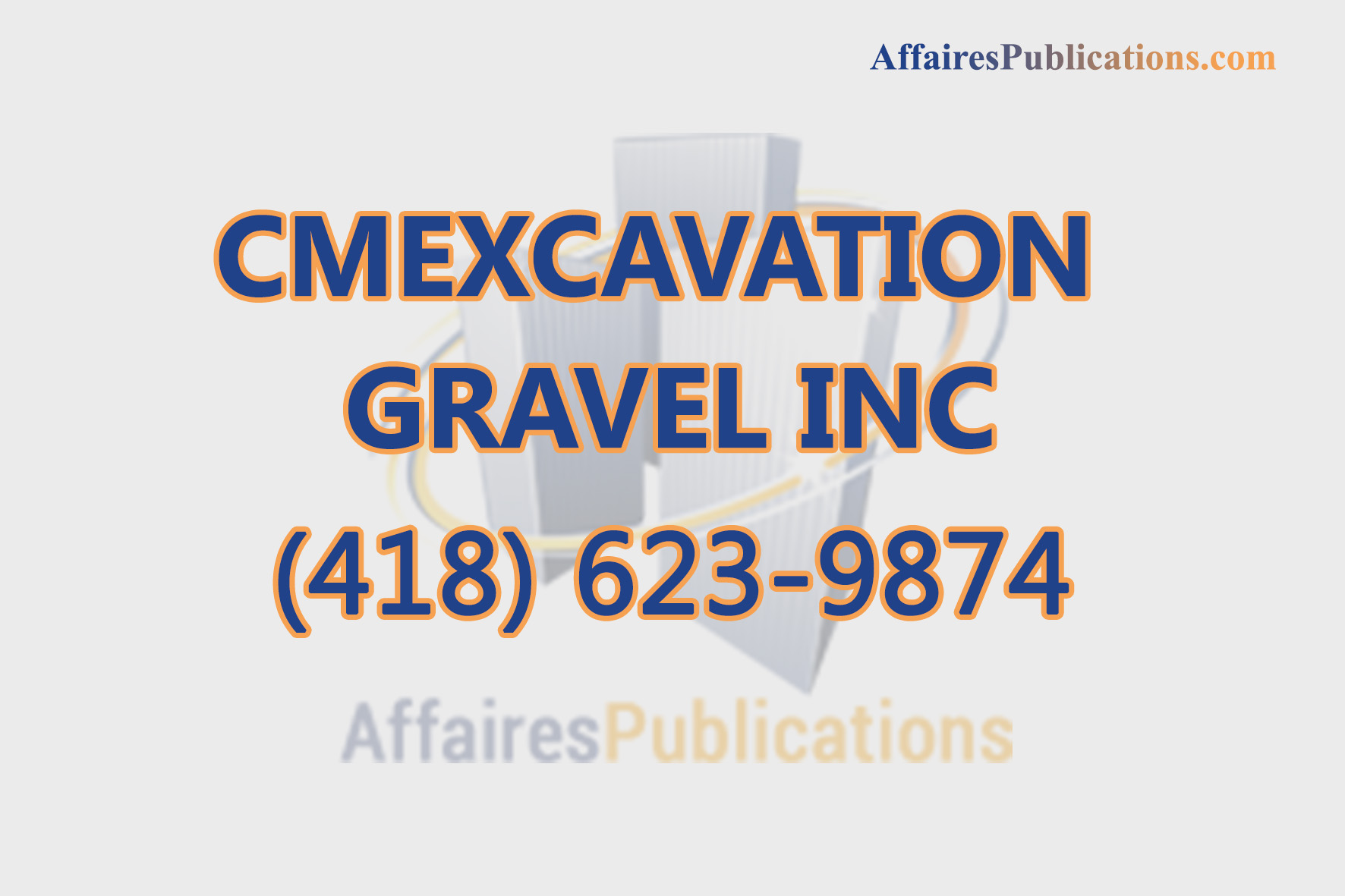 CMEXCAVATION GRAVEL INC