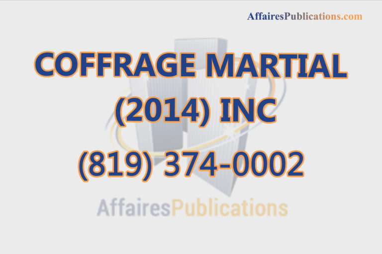 COFFRAGE MARTIAL (2014) INC