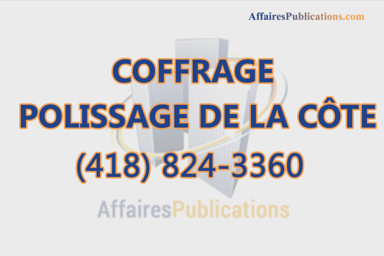 COFFRAGE POLISSAGE DE LA CÔTE