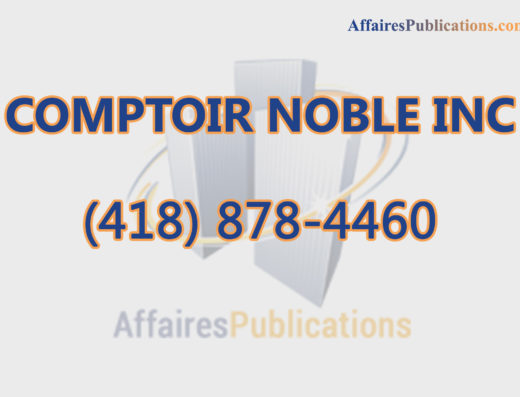 COMPTOIR NOBLE INC
