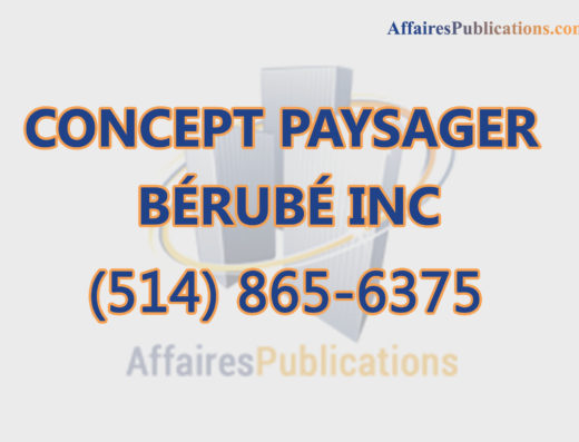 CONCEPT PAYSAGER BÉRUBÉ INC