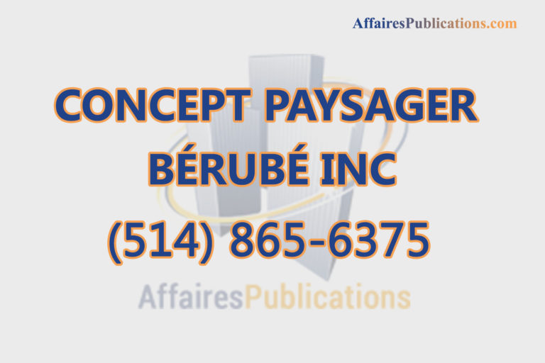CONCEPT PAYSAGER BÉRUBÉ INC