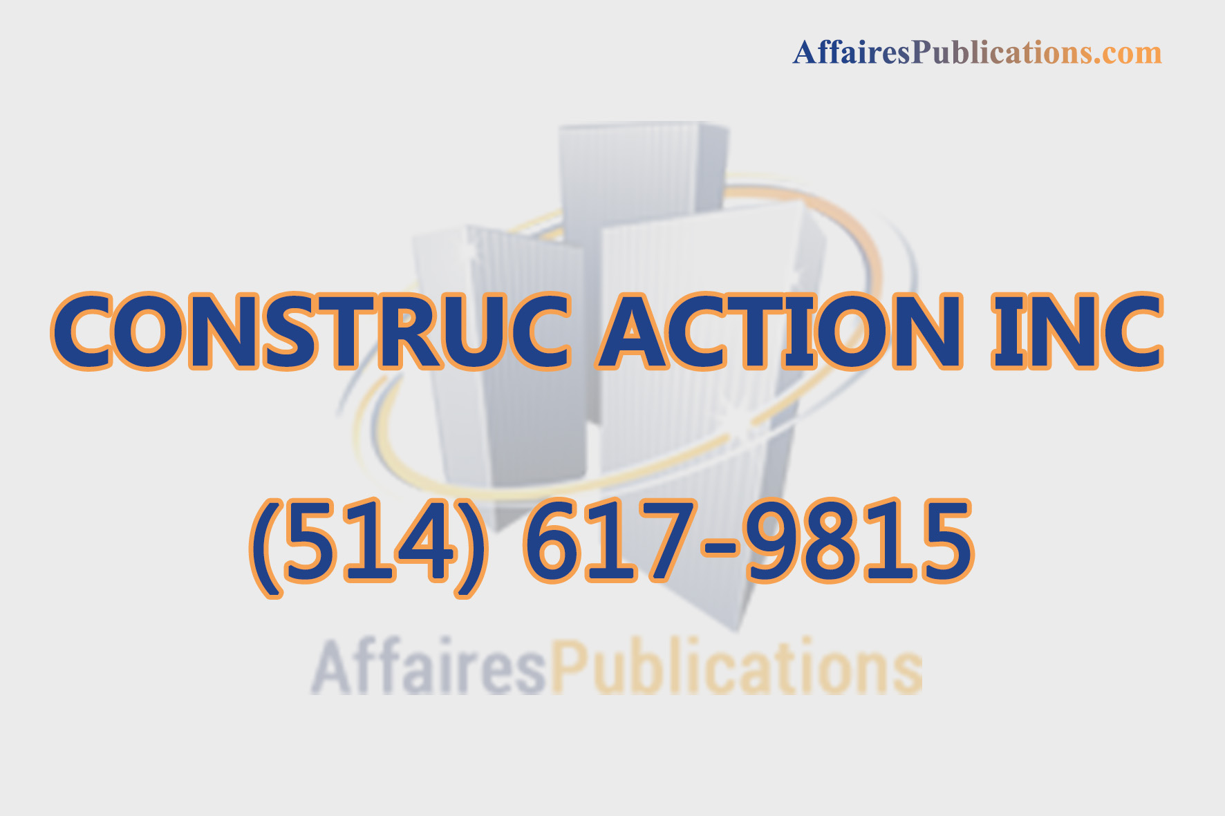 CONSTRUC ACTION INC
