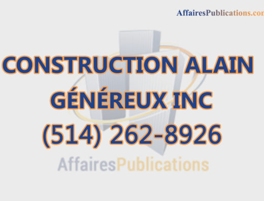CONSTRUCTION ALAIN GÉNÉREUX