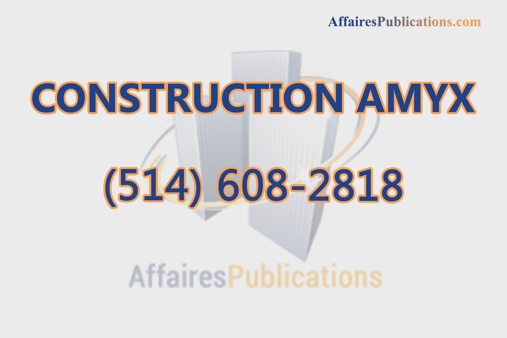 CONSTRUCTION AMYX INC