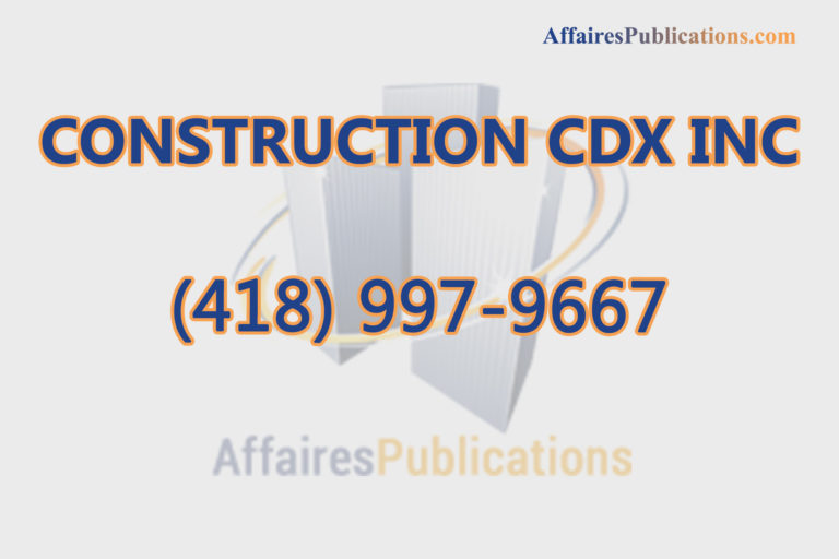 CONSTRUCTION CDX INC