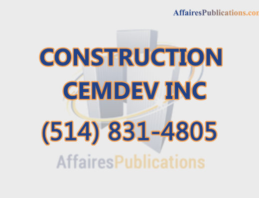 CONSTRUCTION CEMDEV INC