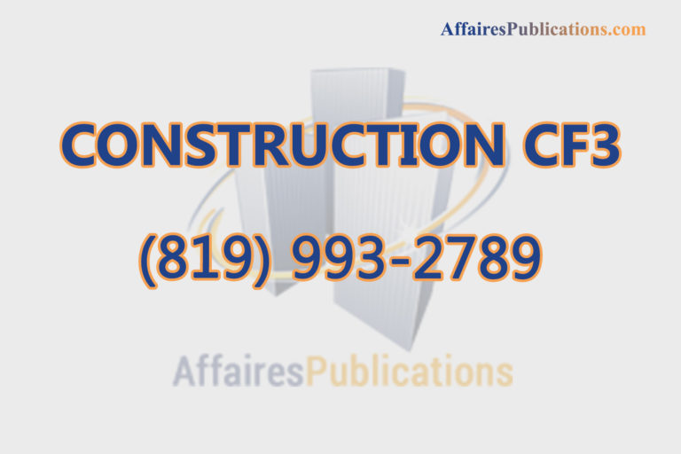 CONSTRUCTION CF3 INC.