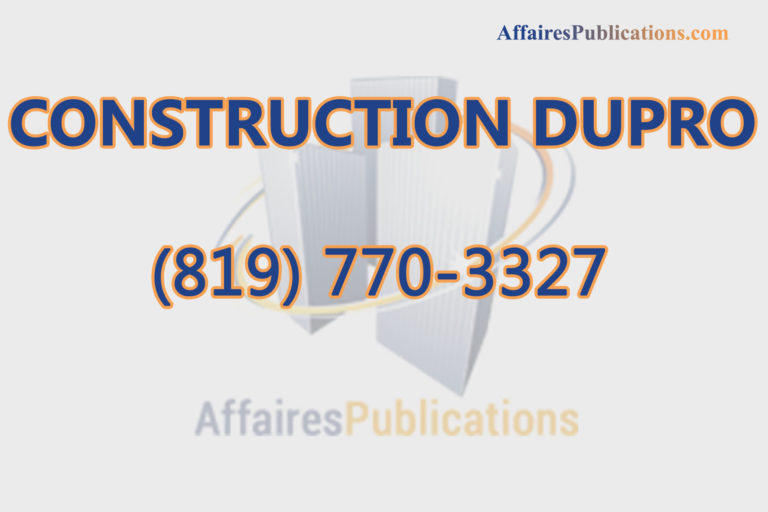 CONSTRUCTION DUPRO INC