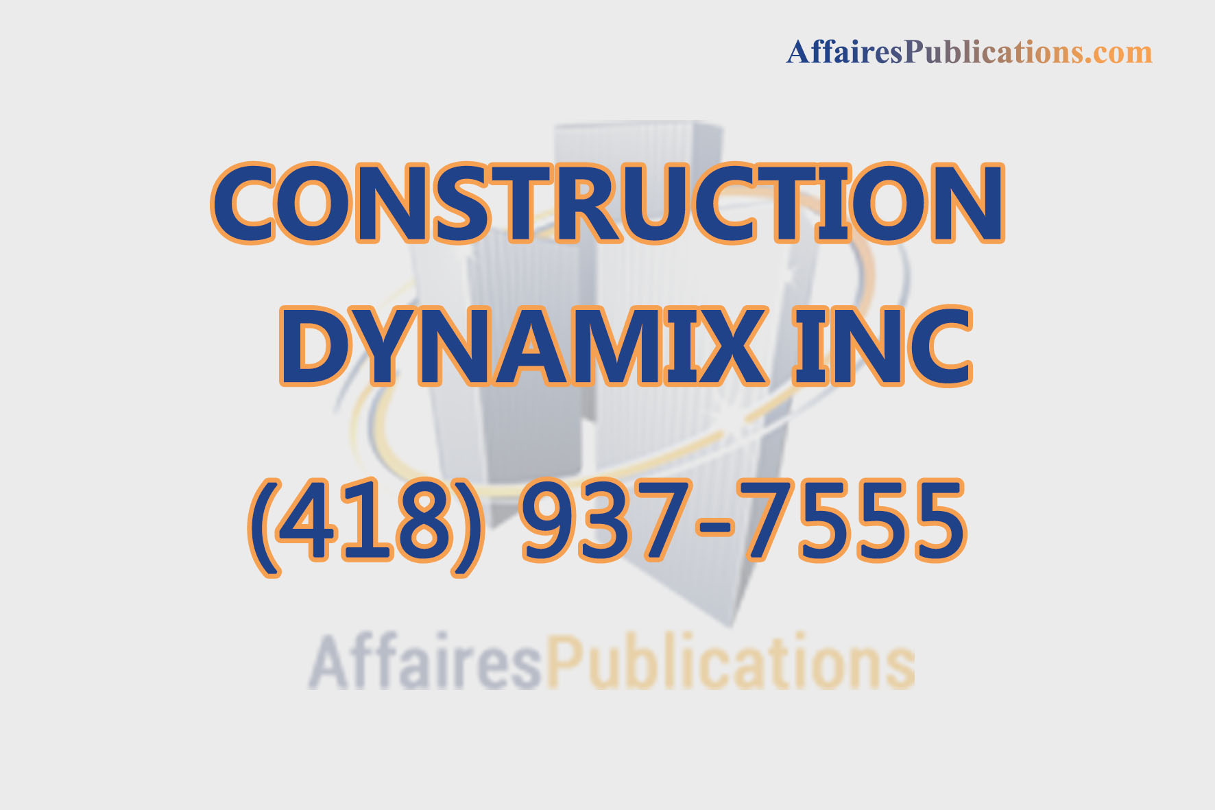 CONSTRUCTION DYNAMIX INC