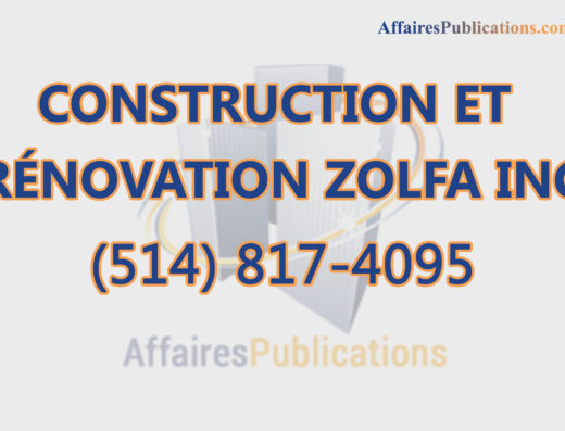 CONSTRUCTION ET RÉNOVATION ZOLFA INC