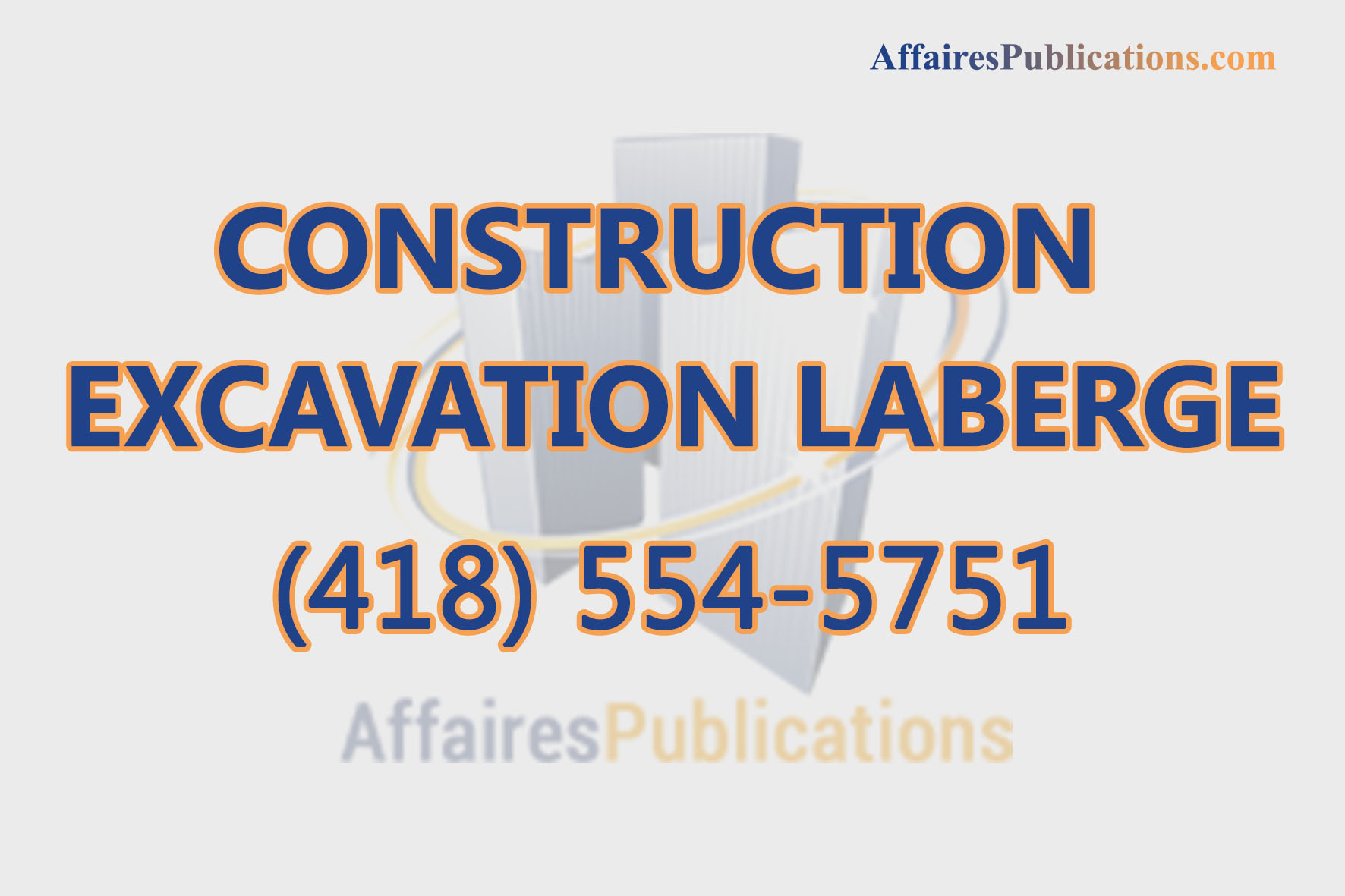CONSTRUCTION EXCAVATION LABERGE INC