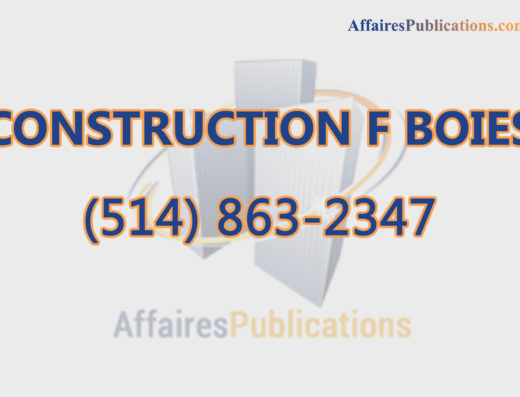 CONSTRUCTION F BOIES