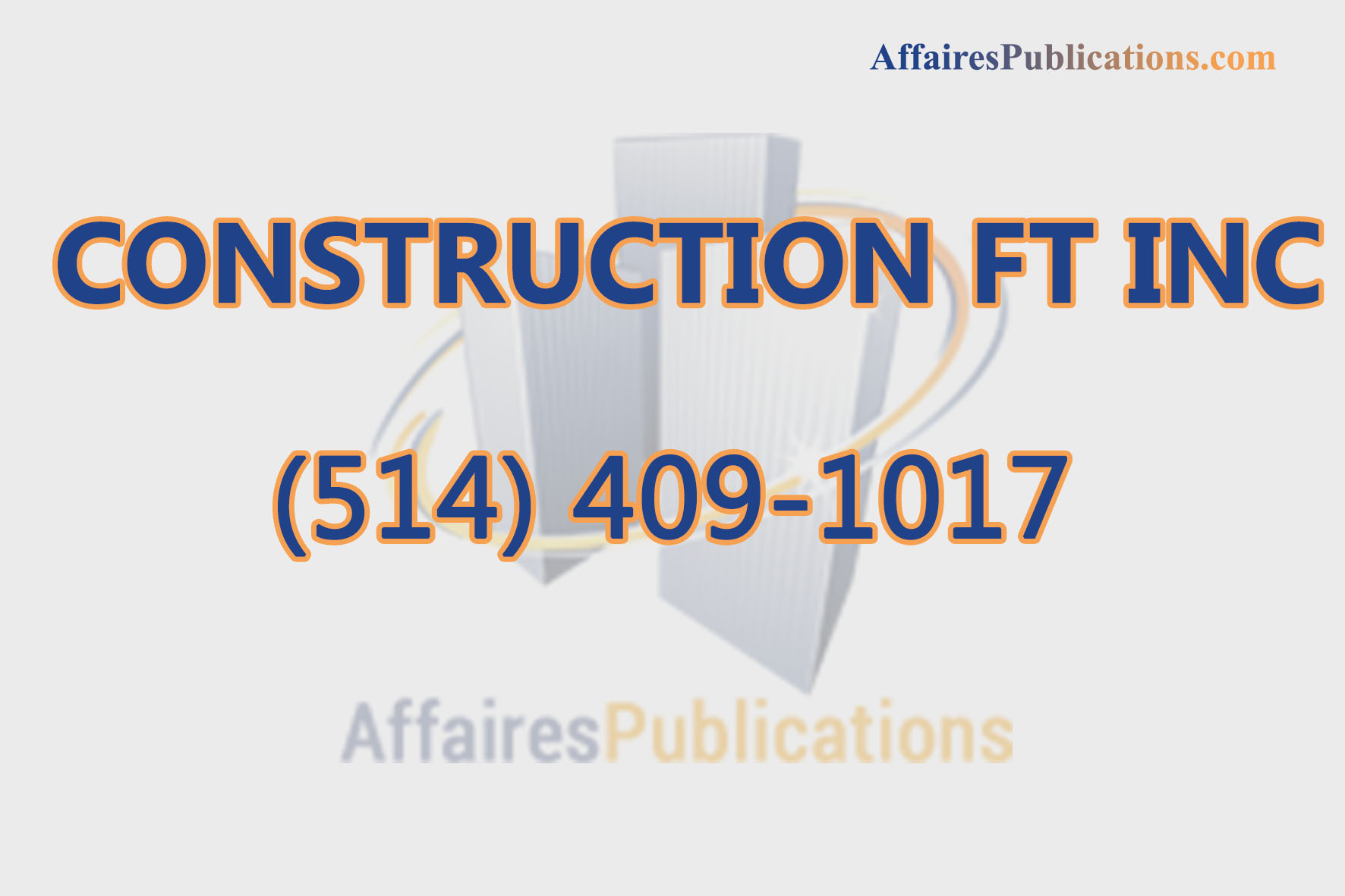 CONSTRUCTION FT INC