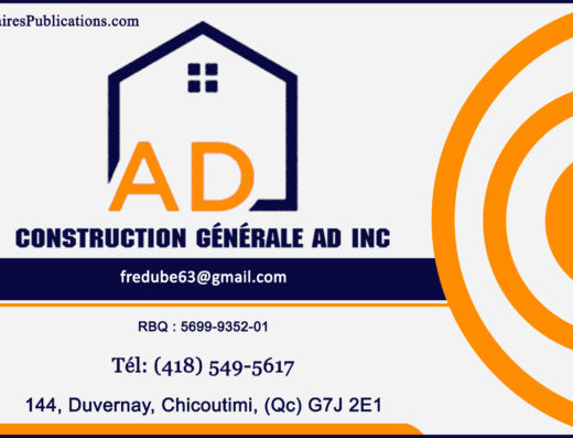 CONSTRUCTION GÉNÉRALE A.D.INC