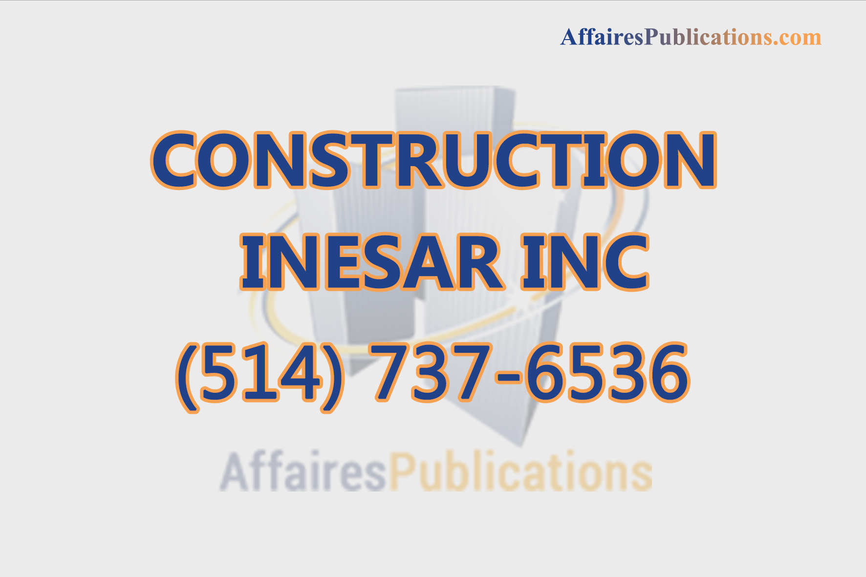 CONSTRUCTION INESAR INC